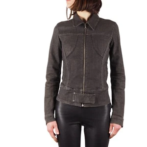Dolce & Gabbana Vintage Women Gray Corset Type Denim Jean Jacket size M / Medium - Picture 1 of 17