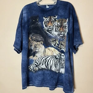 Delta Pro Weight Graphic T-Shirt Big Cats Mens Size 3XL Tiger Panther Lion EUC! - Picture 1 of 7