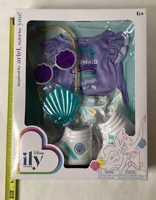 NUEVO Disney Princesa Ily 4ever Inspirado en Ariel Muñeca Vestido Conjunto ILY 4 Ever Foto 1 de 4