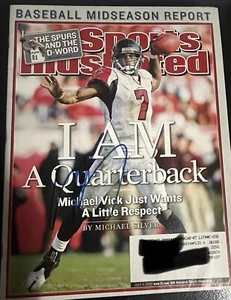 Michael Vick Autographed Sports Illustrated Magazine Full 7/4/05 - Picture 1 of 1