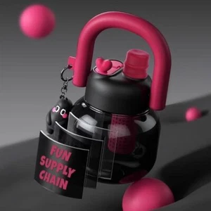 800 ml Large Capacity Juice Milk Cup with Pendant Sippy Cup Drinkware Kettle - Afbeelding 1 van 9