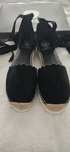 Vince Camuto Esparelldas schwarze Wildlederschuhe Größe 9 - Bild 1 von 4