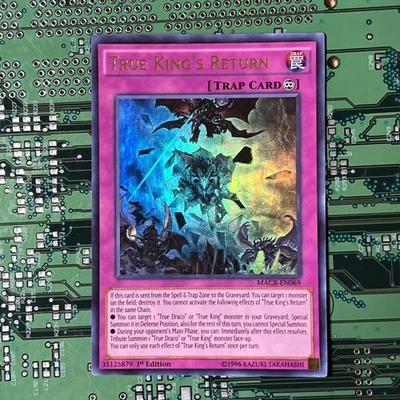 True King's Return MACR-EN069 Ultra Trap 1st Edition Maximum Crisis Yugioh Card - Image 1 of 4