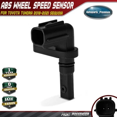 Sensor de velocidad de rueda ABS delantero derecho para Toyota Tundra 2018-2021 Sequoia 2018-2022 Foto 1 de 4