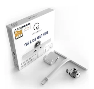 GUTEWERK 9" White Shower Squeegee for Glass Doors, Silicone Window Squeegee  - Picture 1 of 8