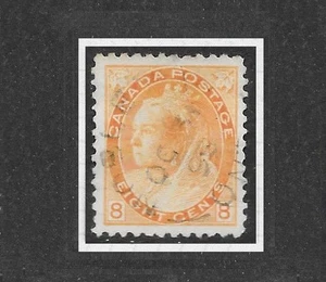 CANADA QV 1898 8c brownish orange  nicely centred vf used SG 162 - Picture 1 of 1