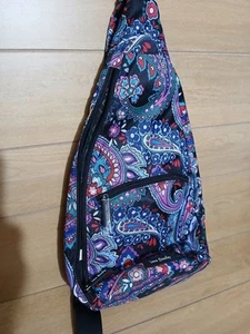 Vera Bradley Haymarket Paisley Essential Sling Bag NWOT Multi Color Cross Body - Picture 1 of 5