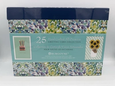 Colección de tarjetas de felicitación Burgoyne hechas a mano para todas las ocasiones, 25 tarjetas, nuevas en caja Foto 1 de 4