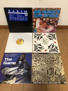 6 Hip Hop Vinyl Records Set Rakim Raw-Tellect Naughty Nature Boystown Gang LP - Picture 1 of 12