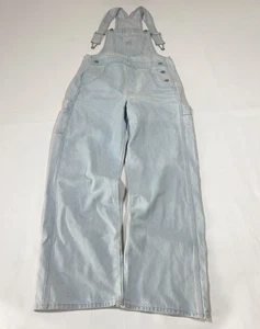 Vintage Levis Mom Overalls Light Wash Straight Leg Size Small - Picture 1 of 19