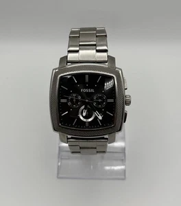 Reloj Pulsera Hombre Fossil Machine FS-4717 Cuadrado Acero Inoxidable Analógico Cuarzo - Imagen 1 de 8