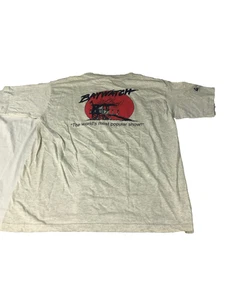 Vintage Murina Herren Baywatch TV Show T-Shirt XL meliert grau USA 100 % Baumwolle - Bild 1 von 8