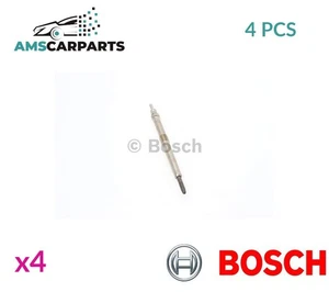 ENGINE GLOW PLUGS 0 250 202 128 BOSCH 4PCS NEW OE REPLACEMENT - Picture 1 of 9