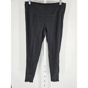 Athleta Sportleggings Damen Gr. L knöchellang einfarbig schwarz - Bild 1 von 4