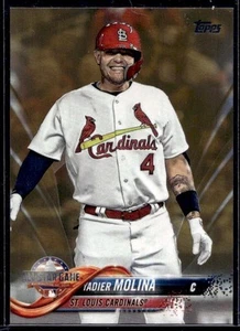 2018 Topps Update Series GOLD #US60 Yadier Molina 1553/2018 Cardinals All-Star - Picture 1 of 2