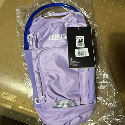 Mochila de hidratación CamelBak Mini Mule para senderismo y ciclismo, 50 oz lavanda nueva con etiquetas Foto 1 de 4