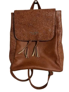 Borsa zaino borsa Darcy Marks London vegan in pelle goffrata - Foto 1 di 13