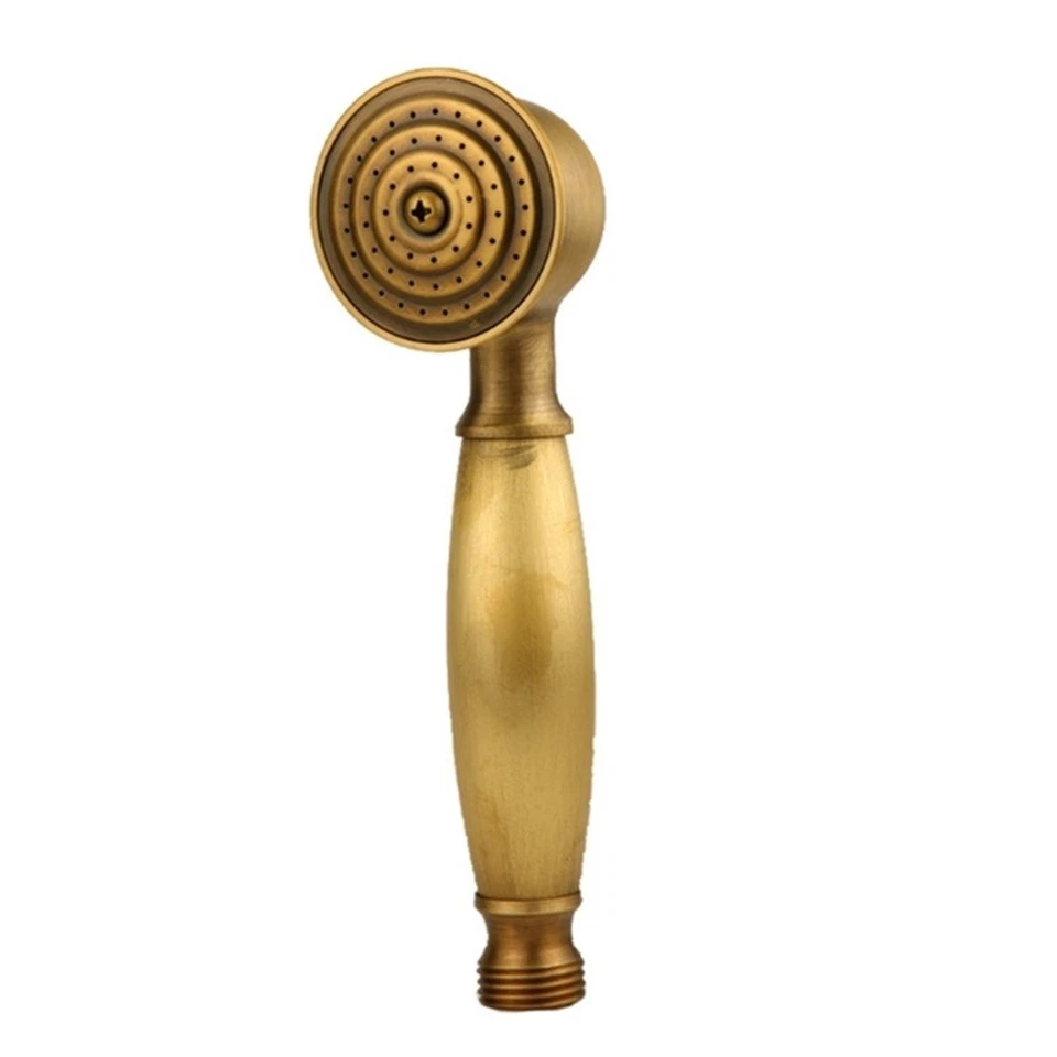 Vintage Handbrausekopf mit abnehmbarer Blende und Hochdruckbrause - Bild 1 von 4