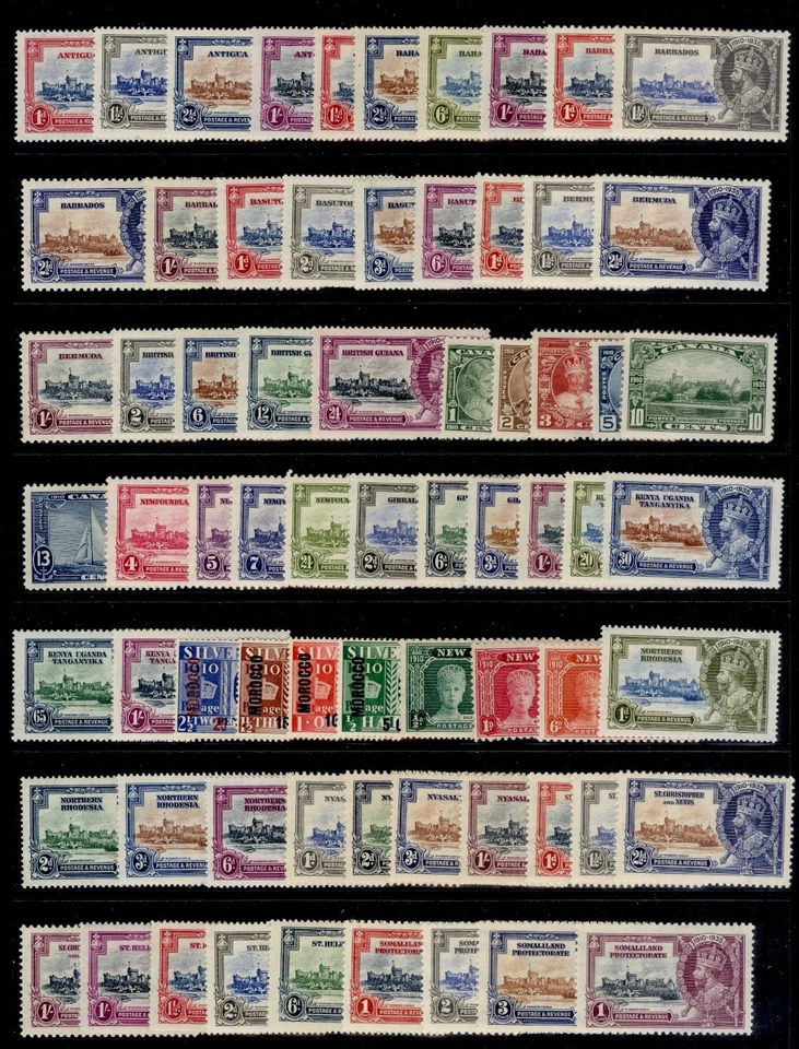 COMMONWEALTH GV MINT 1935 silver jubilee sets. 24 in total. Cat £550++. (#101) - Image 1 of 2