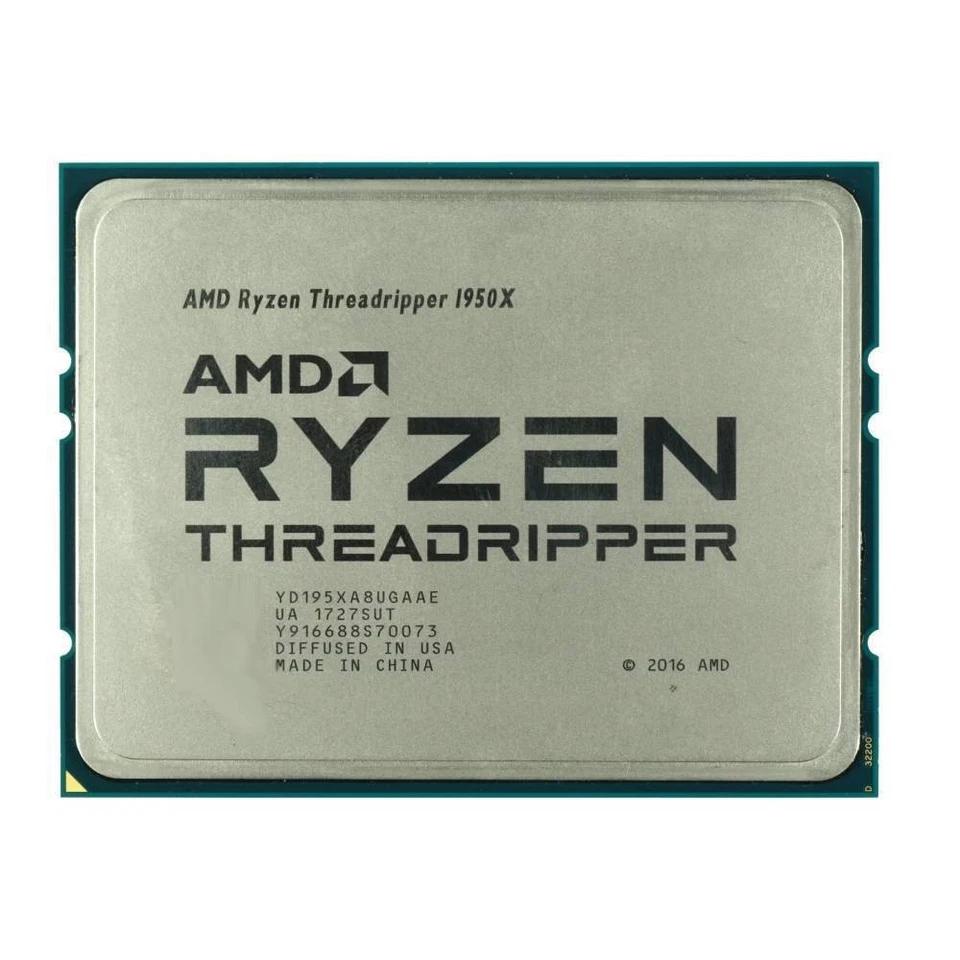 AMD Ryzen Threadripper 1950X CPU 3.4GHz Socket TR4 180W Processor - Image 1 of 1