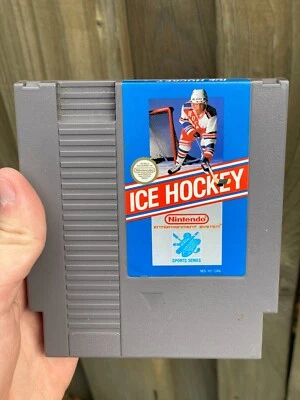 Nintendo NES ICE HOCKEY Sports Series Tested Working 1988 Video Game Cartridge - Image 1 of 3