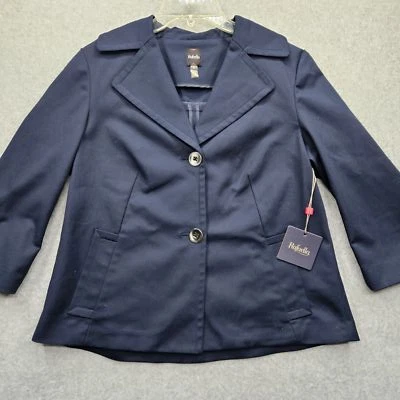 Blazer formal Rafaella para mujer talla 8 azul marino nuevo con etiquetas.  Foto 1 de 4