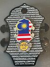 Hard Rock Cafe Kuala Lumpur Airport Guitar Headstock Flag Pin
