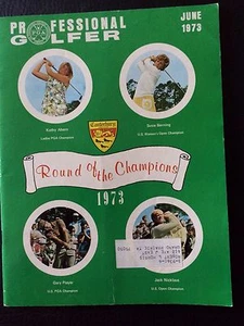 1973 June PROFESSIONAL GOLFER MAGAZINE PGA Jack Nicklaus, Gary Player, Kathy - Picture 1 of 2