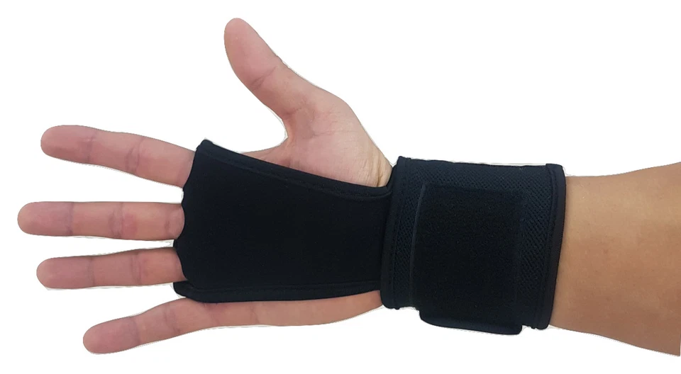 Guantes de gimnasio fitness, empuñaduras de crossfit, guantes de entrenamiento WOD refuerzo de resistencia Foto 1 de 4