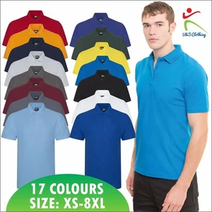 Pro Rtx New Mens Short Sleeve Poloshirt Casual Workwear Polo Tshirt TOP XS - 8XL - Picture 1 of 38