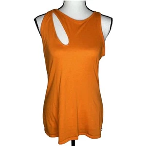 Fabletics Cleopatra Orange Cut Out Activewear Loose Tank Top; Size Medium - Bild 1 von 7