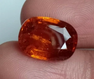 Hessonite Garnet Cushion Shape Vintage Large Orange Colour Loose Gemstone - Bild 1 von 3