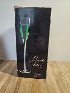 New 1970's Crafted Private Stock Cordial Glasses By Colony Aquavit set of 4 - Picture 1 of 3