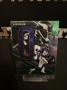 2021 Randy Moss Donruss Elite Spellbound "O" Green No. S-O Vikings HOF B2-T2 - Picture 1 of 2