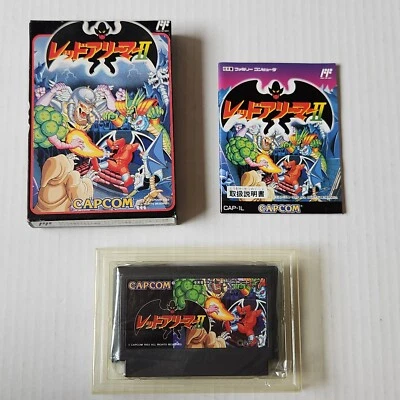 Red Arremer II (Japan Import) for Nintendo Famicom CIB Complete Excellent - Image 1 of 4