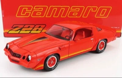 1981 Chevrolet Camaro Z/28 Red / Orange 1/18  Greenlight - Image 1 of 4