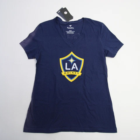 LA Galaxy Fanatics Short Sleeve Shirt Women's Navy Used Cover