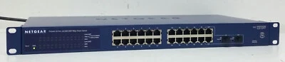 Netgear ProSafe GS724T V4 ProSafe 24 Port Gigabit Smart Switch. Netgear GS724T - Image 1 of 4