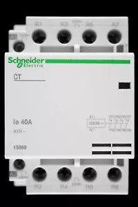 CONTACTOR NC SCHNEIDER 40 AMP CUATRO POLOS BOBINA 220/240V 15969 - Imagen 1 de 6