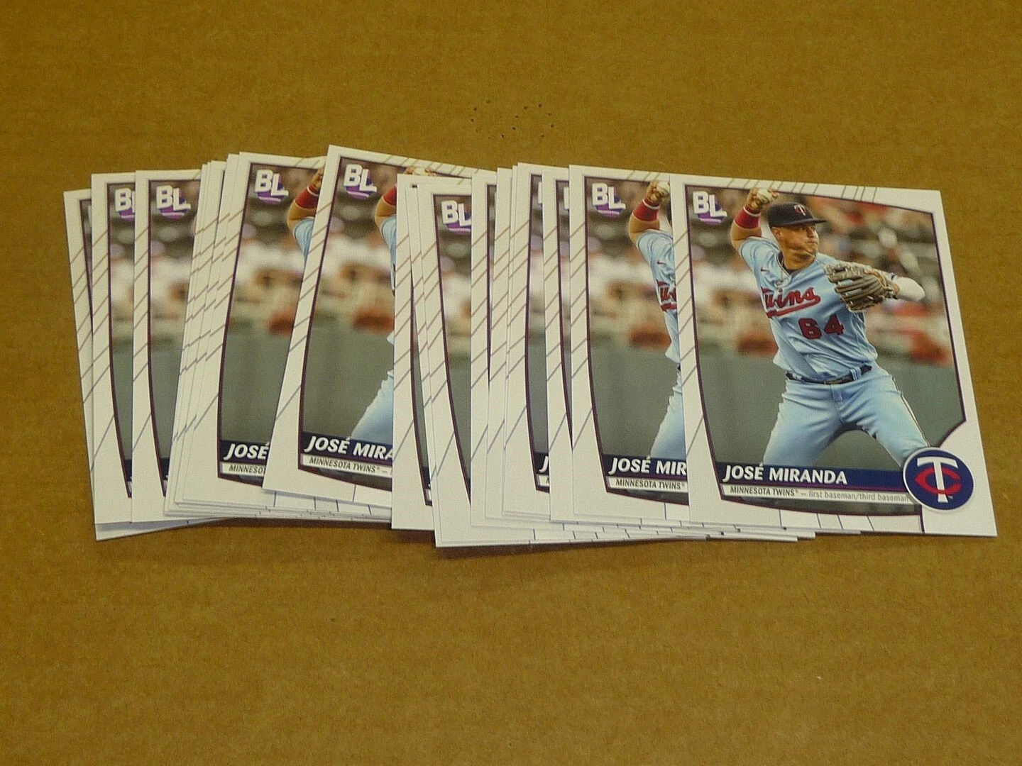 2023 Topps BIG LEAGUE JOSE MIRANDA LOT OF 22 CARDS TWINS #35