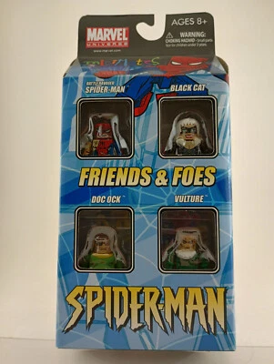 Minimates MARVEL "SPIDER-MAN FRIENDS AND FOES BOX SET" BlackCat, DocOck, Vulture - Image 1 of 4