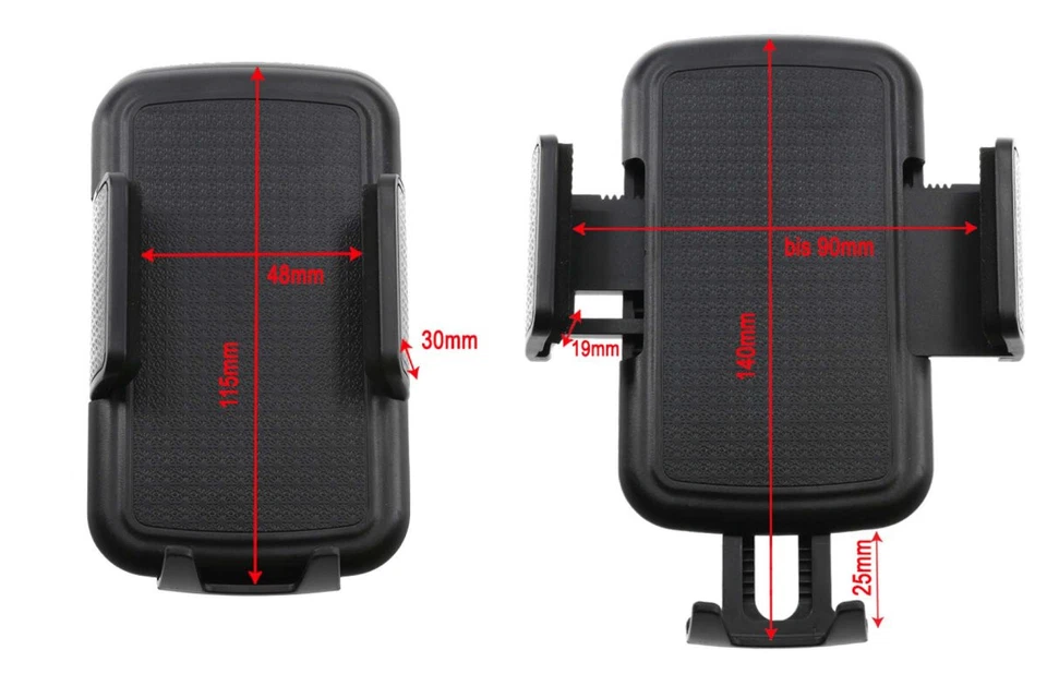 Smartphone Universal Handy Halteschale komp. HR-Imotion Richter HR-GRIP 4Krallen - Bild 1 von 4