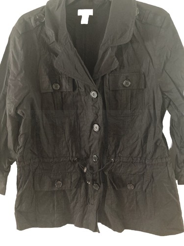 VETEMENTS GIACCA NERA BOYS TAGLIA 2 (14 16) LEGGERA MANICA RUCHE