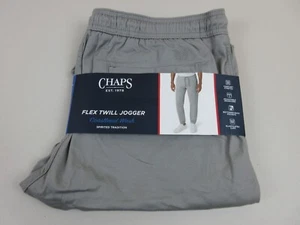 Pantalón de chándal Chaps Flex Twill Coastland lavado para hombre talla L - gris (nuevo con etiquetas) - Imagen 1 de 9