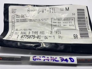 2xSN74HC74D TEXAS SOIC dual positive edge triggered Dtype Flip-flop - Picture 1 of 1