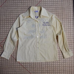 Vintage 50s 60s UAW Union Elbeco Chain Stitched Work Shirt Womens - Picture 1 of 8