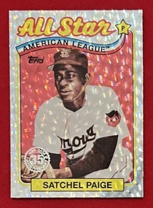 2024 Topps Series 2 Baseball Satchel Paige 89ASB-45 Silver Crackle Foil All Star - Picture 1 of 2