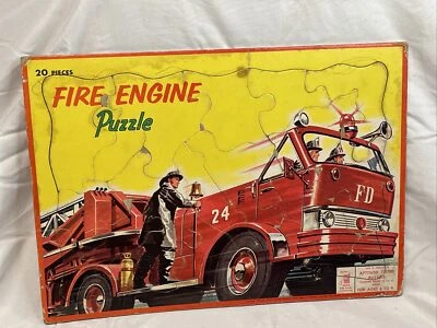 Rompecabezas de camión Milton Bradley 1963 vintage Foto 1 de 4