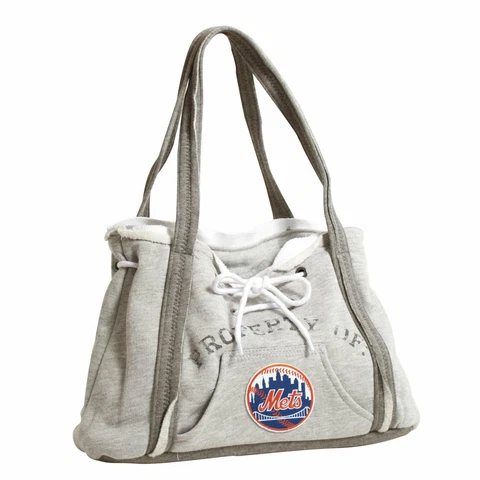 Ladies Embroidered Hoodie Purse Handbag - New York Mets  - MLB Cover