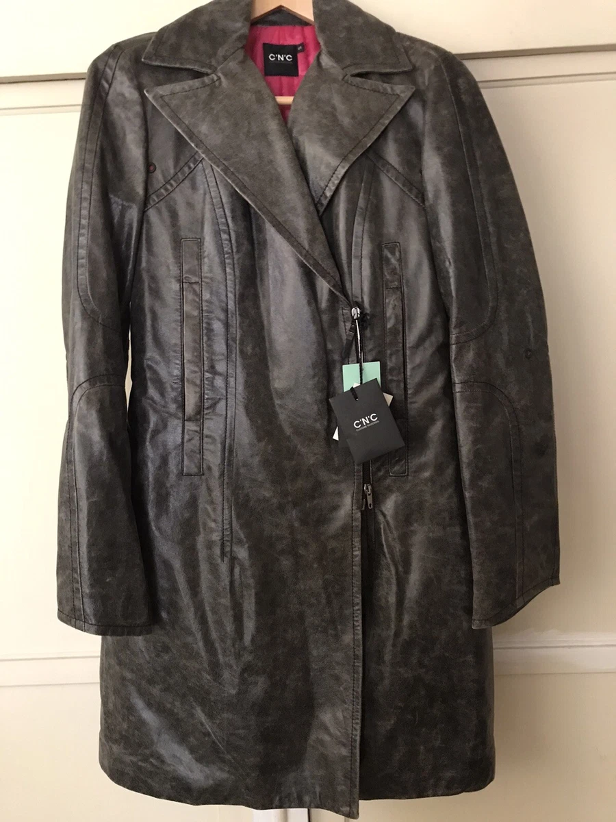 Costume National レザー　コート 50%OFF【NO ID.(ノーアイディー)】ｼｰﾌﾟﾚｻﾞｰﾊｲｶﾗｰｺｰﾄ(855030-862L